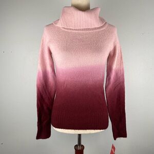 NWT JJ Basics Wool Blend Turtleneck Sweater Size M